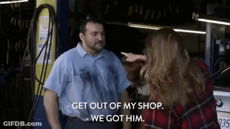 We Got Him Get Out GIF