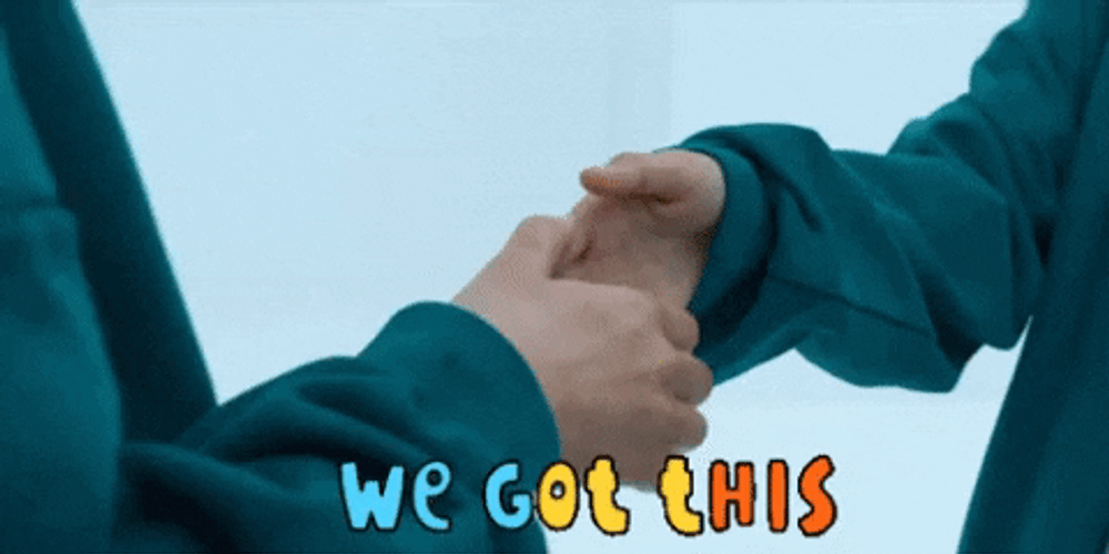We Got This Shake Hands GIF