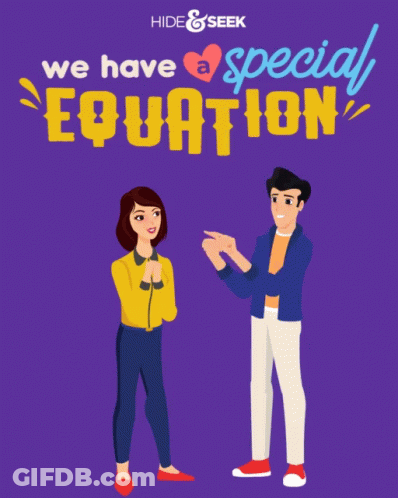 We Have A Special Equation Man Giving Heart GIF