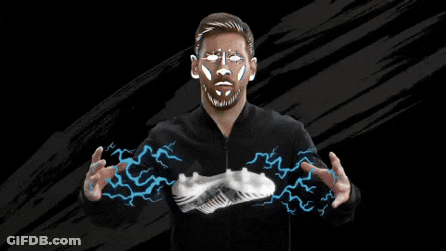 We Have Power Lionel Messi Lightning Bolt GIF