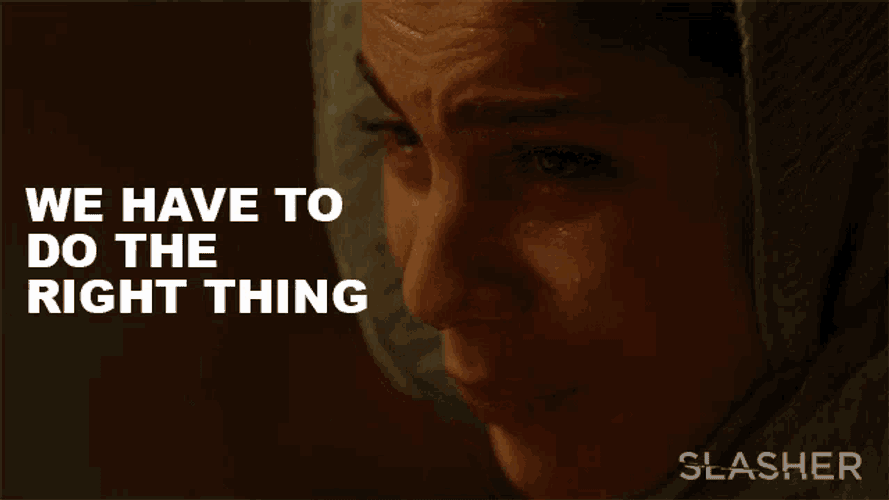 We Have To Do The Right Thing Saadia Jalalzai GIF