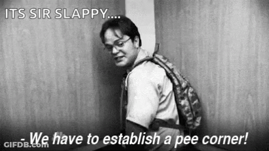 We Have To Establish A Pee Corner GIF