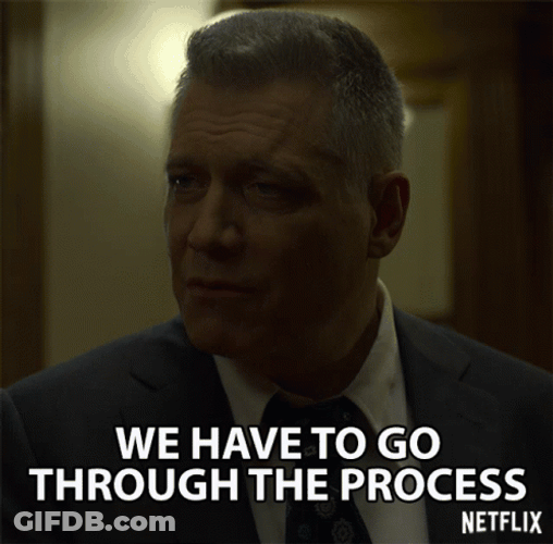 We Have To Go Through The Process GIF