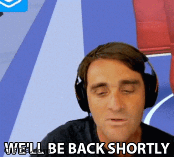 We'll Be Back Shortly Jiffy GIF