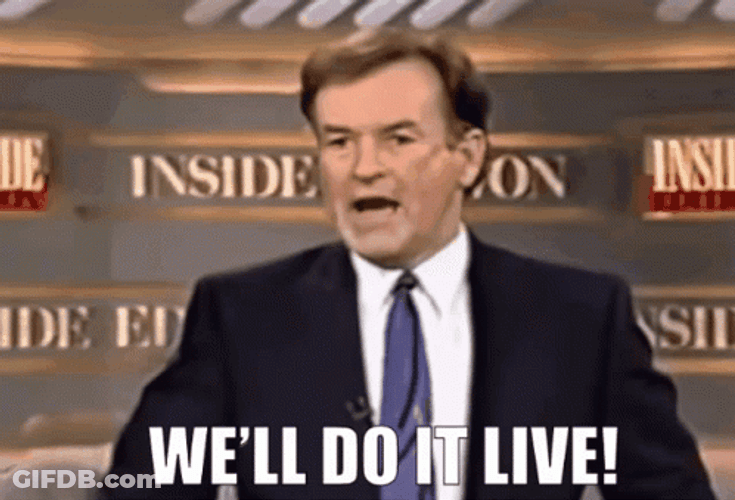 We'll Do It Live Black Suit Upset Guy GIF