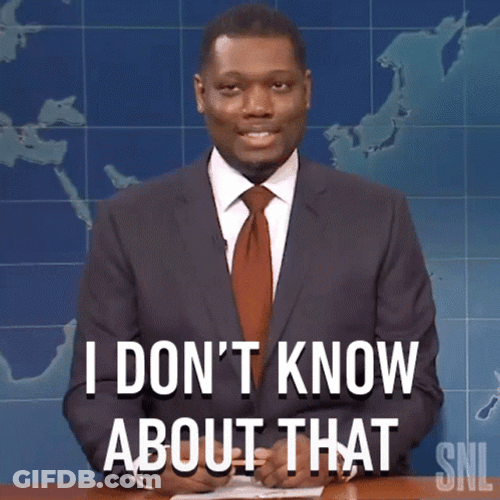 We'll Do It Live Clueless Michael Che GIF