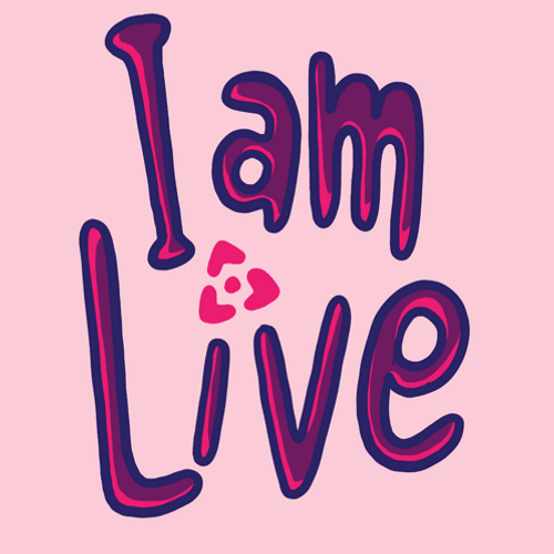 We'll Do It Live Flashing Fun Text Art GIF