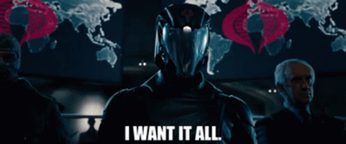 We'll Take The Lot GI Joe Cobra Commander GIF