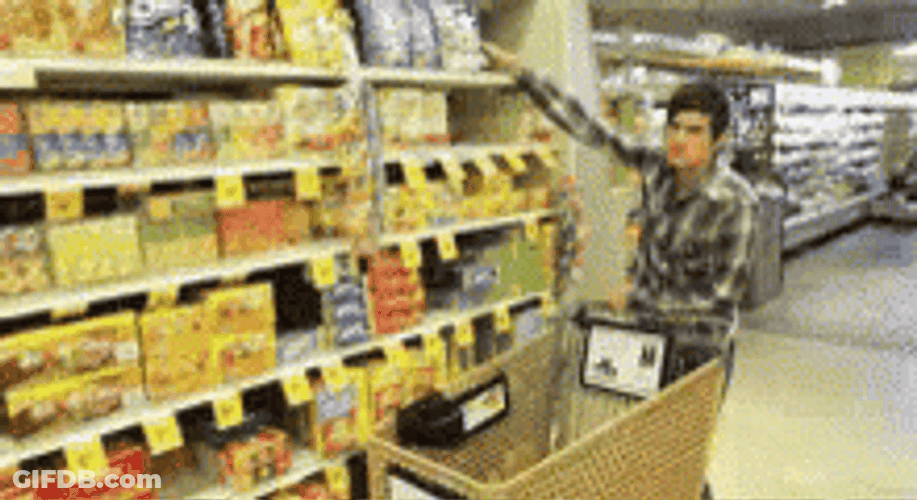 We'll Take The Lot Guy Grocery Shopping GIF