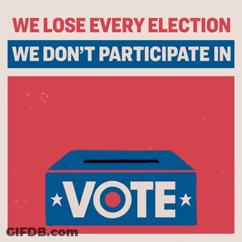 We Lose Every Election Day We Don't Participate GIF