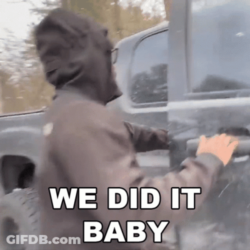 We Made It Baby GIF