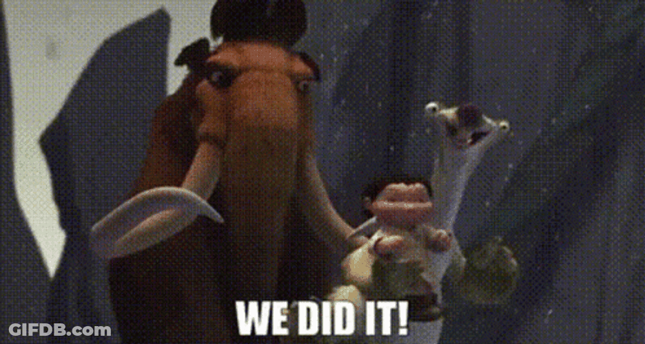 We Made It Ice Age GIF