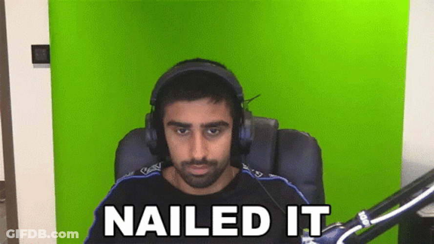 We Made It Nailed It GIF