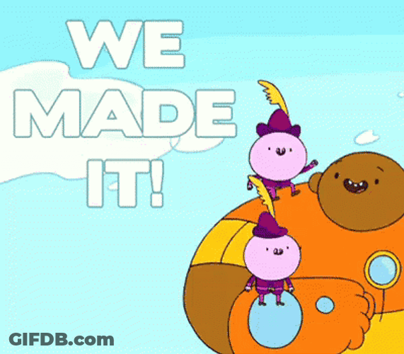 We Made It Party GIF
