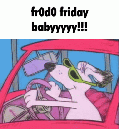 We Made It To Friday White Woods GIF