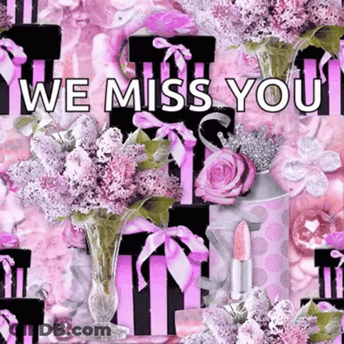 We Miss You Bouquet GIF