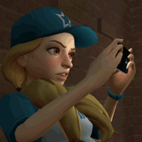 We Missed You Cartoon Girl GIF