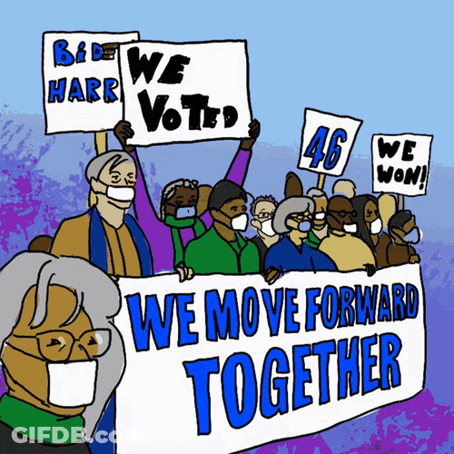 We Move Forward Together Inauguration Day GIF