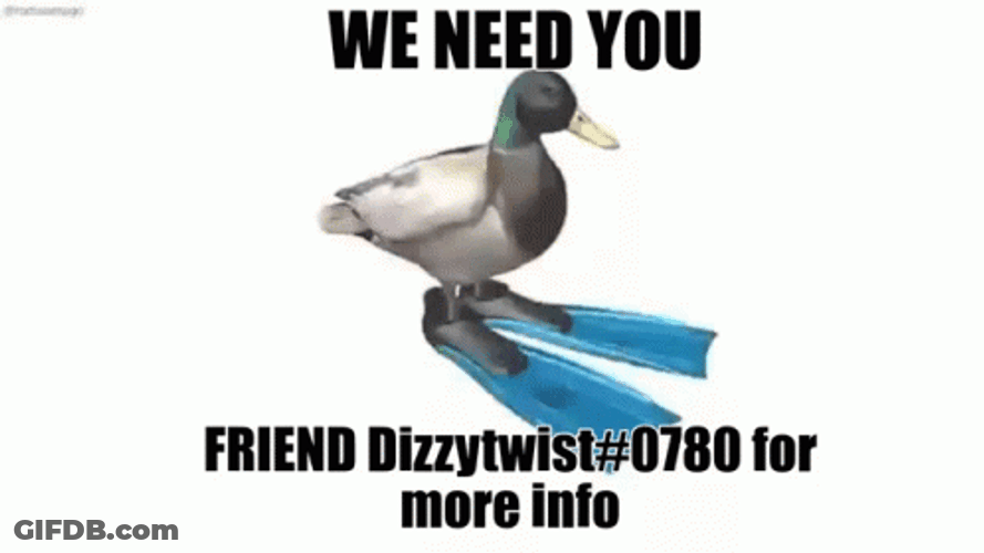 We Need You Duck Spinning GIF