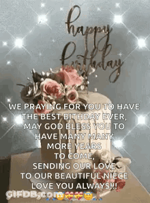 We Praying For You To Have The Best Birthday Ever , May God Bless You GIF
