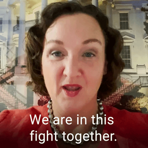 We're All In This Fight Together Katie Porter GIF