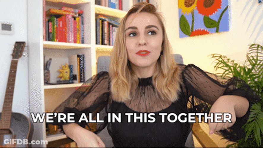 We're All In This Together Hannah Witton GIF