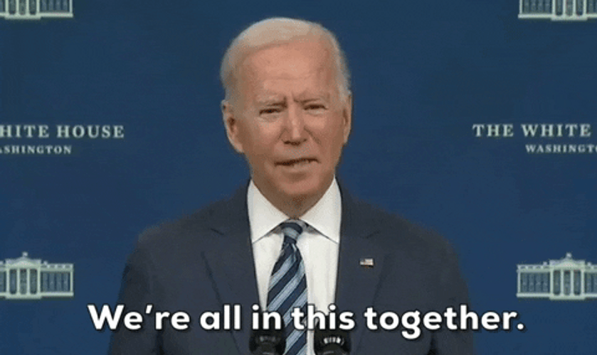 We're All In This Together Joe Biden GIF