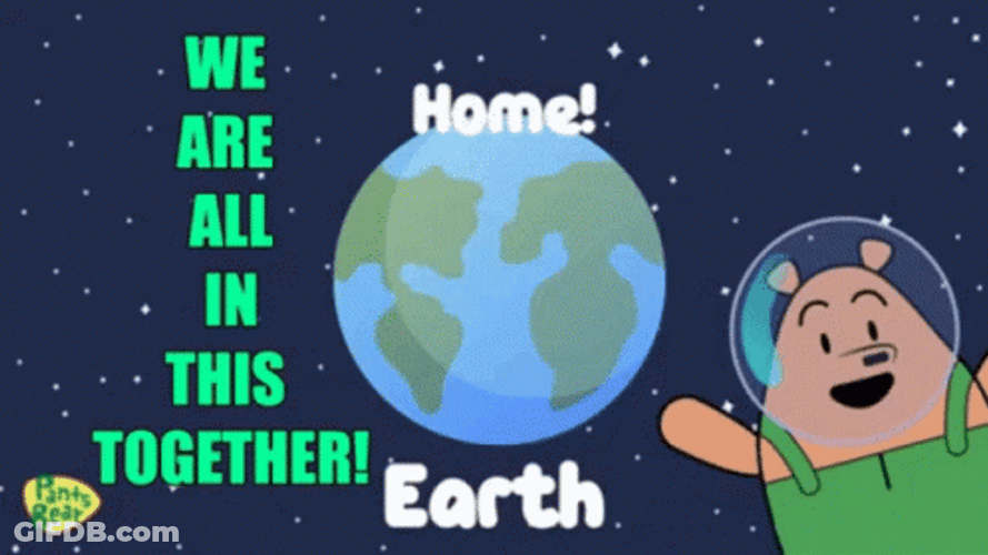 We're All In This Together Pants Bear GIF