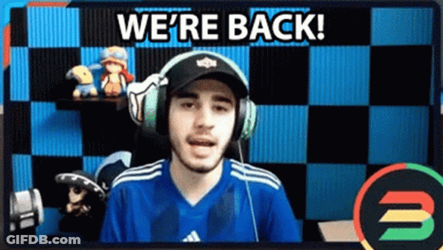 We're Back Bobby Youtuber Gamer GIF