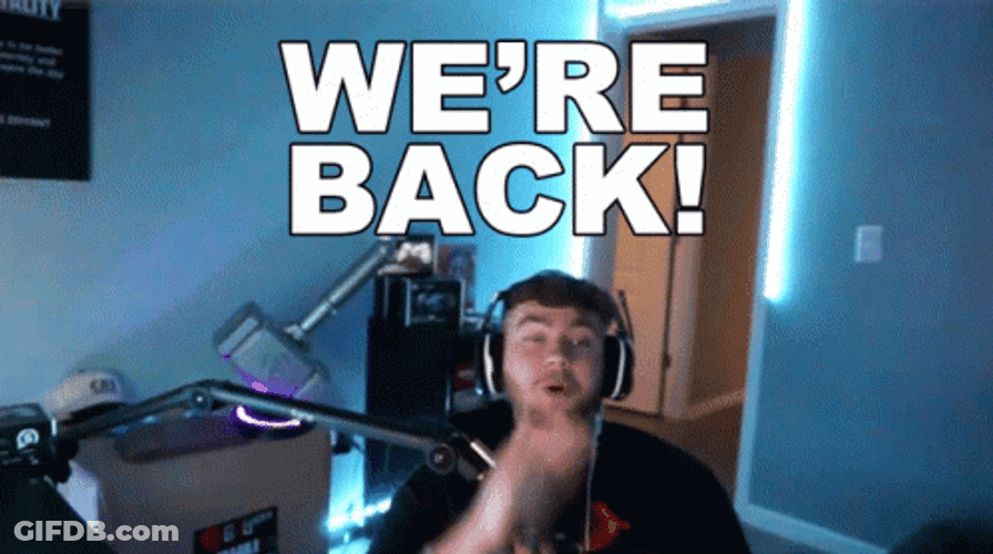 We're Back Gamer SuperEvan Clapping GIF