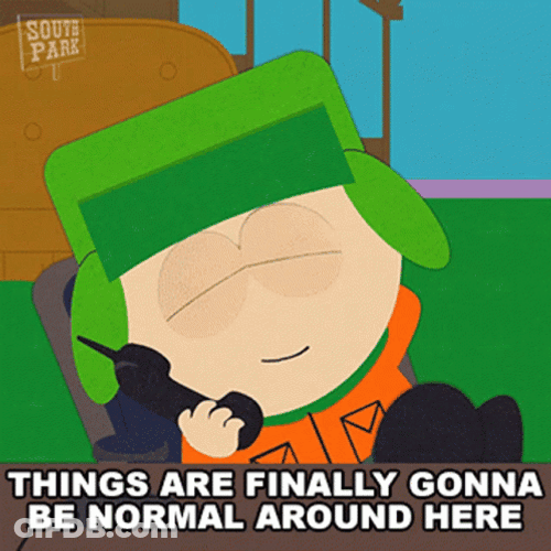 We're Back Kyle Broflovski South Park GIF