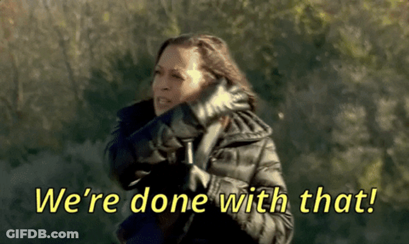 We're Done With That Kamala Laugh GIF