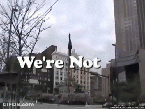 We're Not GIF