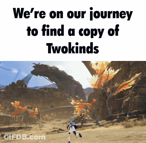 We're On Our Journey To Find A Copy Of Twokinds GIF