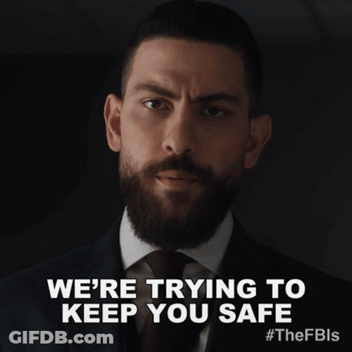 We're Secret Service Trying To Keep You Safe GIF