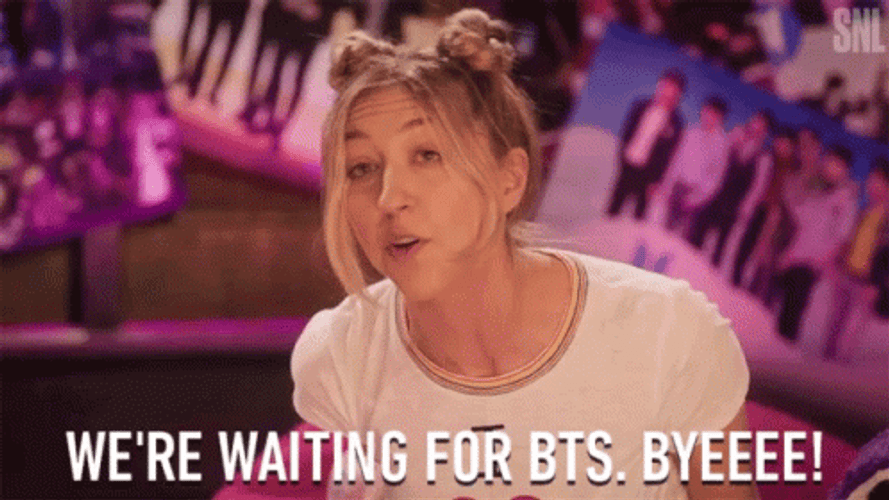 We're Waiting For BTS GIF