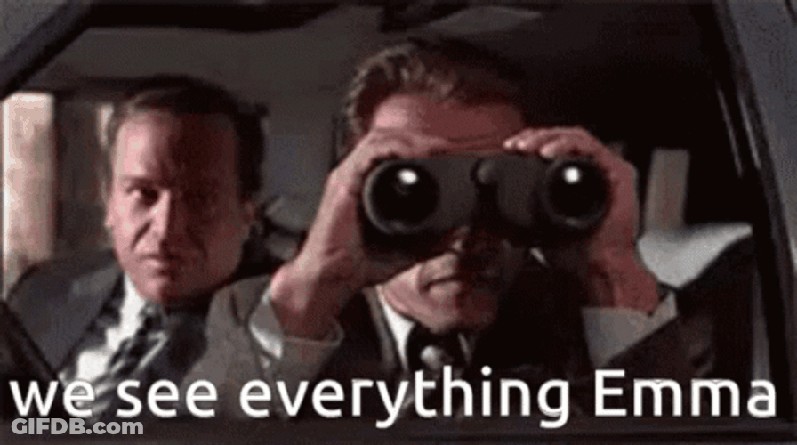 We See Everything Emma GIF