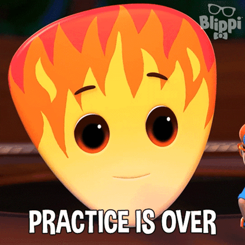 We Talking About Practice Is Over Blippi Wonders GIF