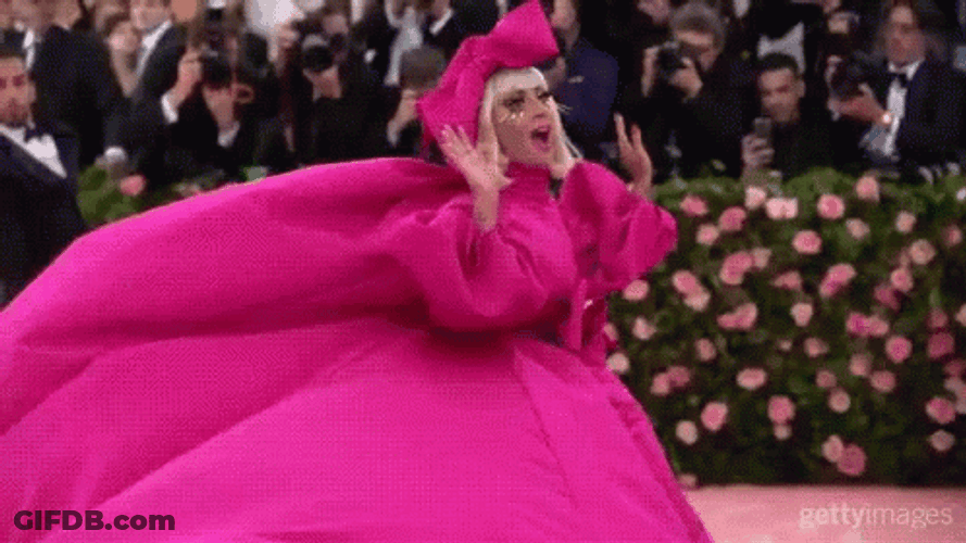We Wear Pink On Wednesdays Lady Gaga GIF