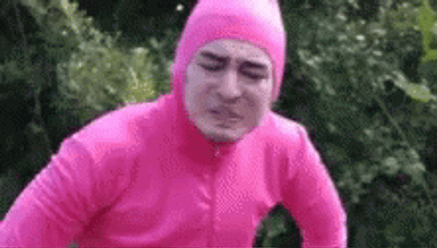 We Wear Pink On Wednesdays Man Raising Hands GIF