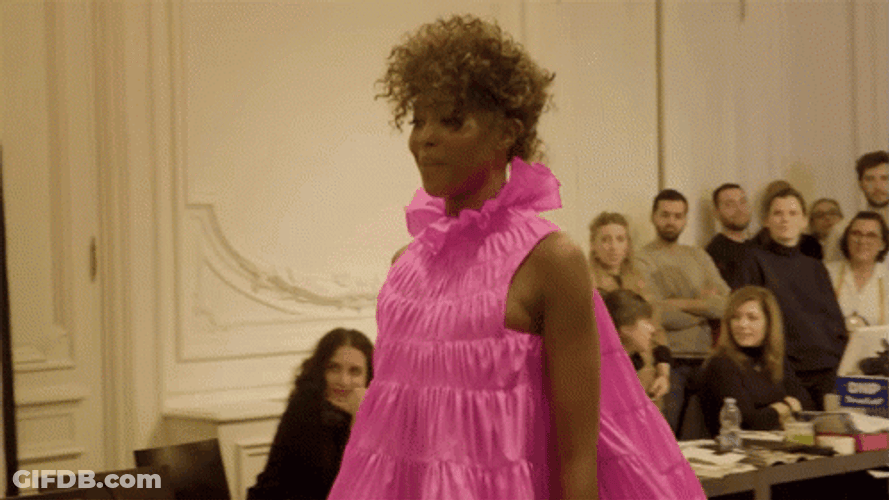 We Wear Pink On Wednesdays Naomi Campbell GIF