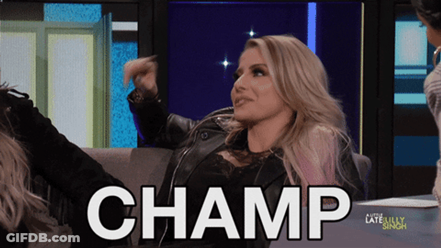 We Wrestler Alexa Bliss Champ GIF