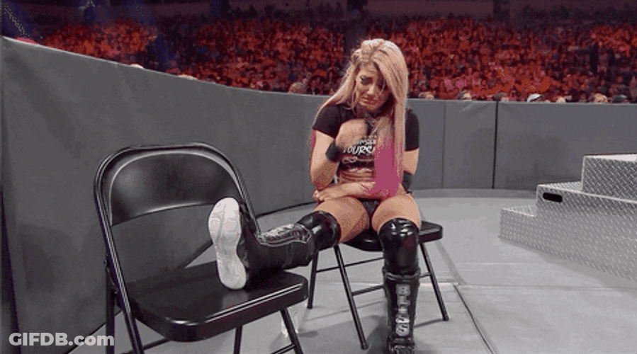 We Wrestler Alexa Bliss Crying GIF