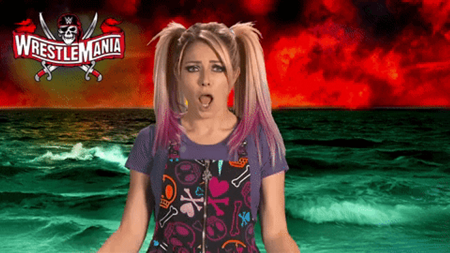 We Wrestler Alexa Bliss Fake Cry GIF