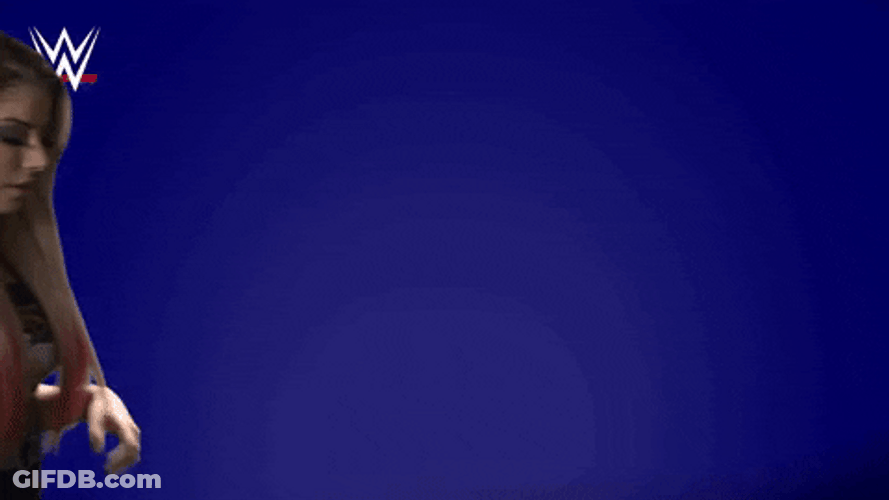 We Wrestler Alexa Bliss Hair Flip GIF