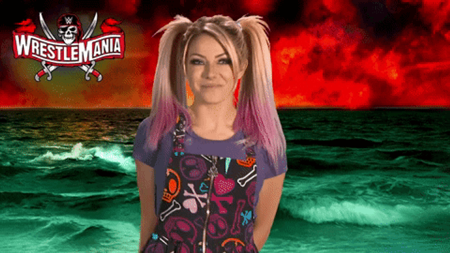 We Wrestler Alexa Bliss Happy GIF