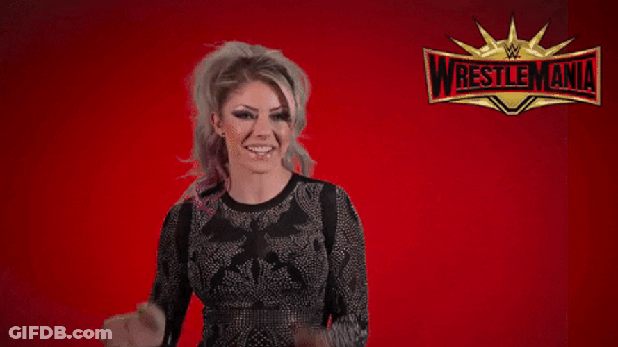 We Wrestler Alexa Bliss Nice GIF