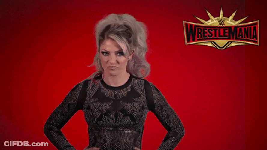 We Wrestler Alexa Bliss No Headshake GIF