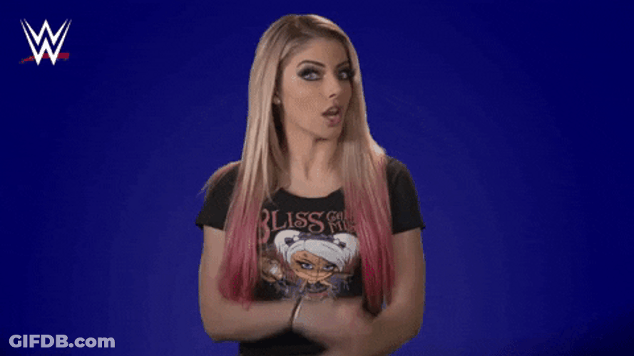 We Wrestler Alexa Bliss No Way GIF