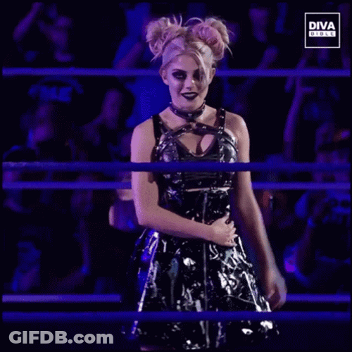 We Wrestler Alexa Bliss Outfit Reveal GIF